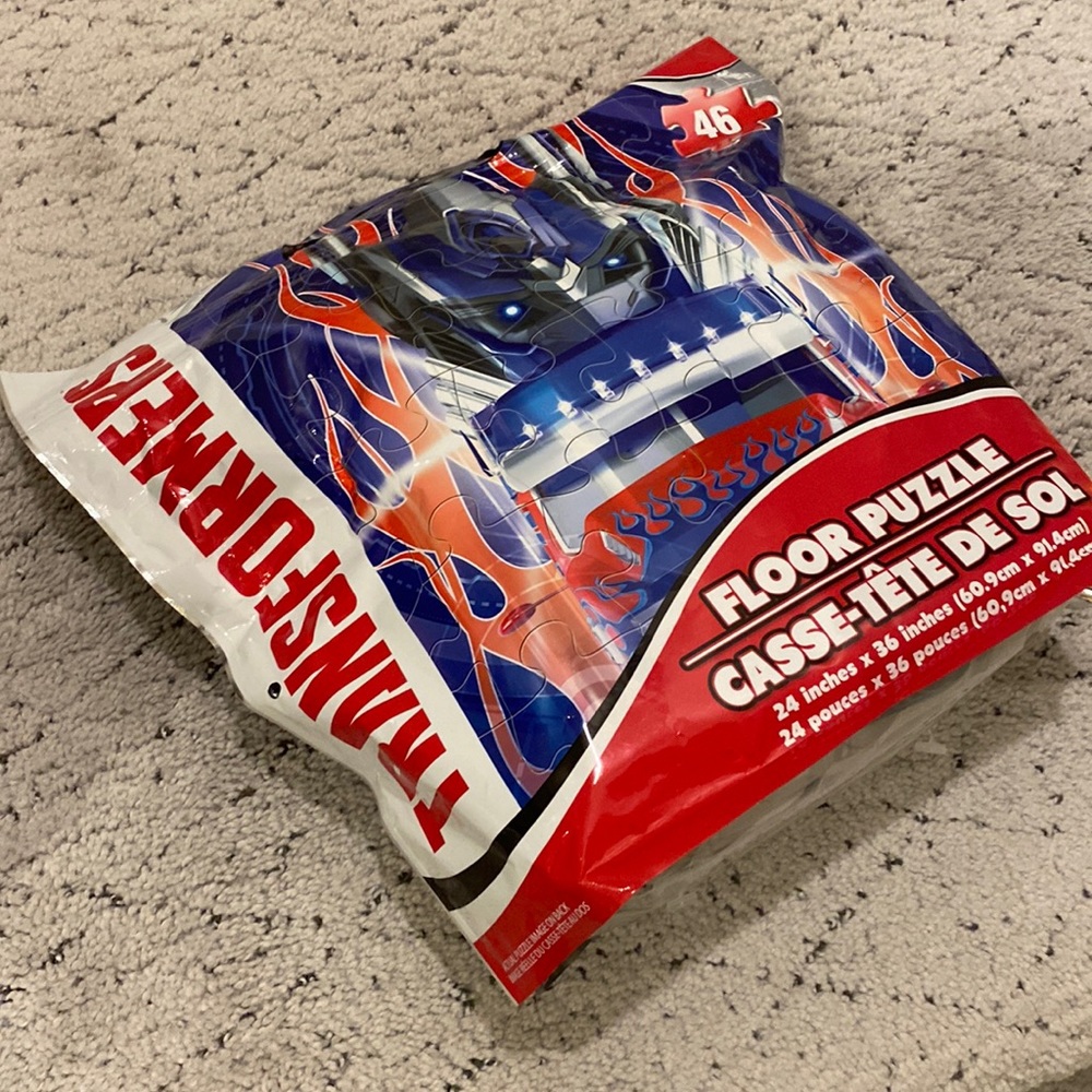 Transformers Floor Puzzle in Bag